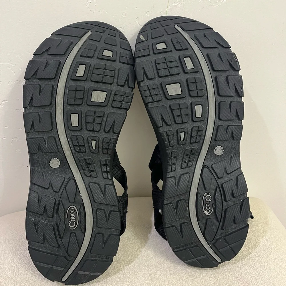 Chaco Black Men’s Hiking Hiker Strappy Sandals Shoes Size 12